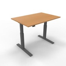 Schreibtisch 120x80x70-120 cm