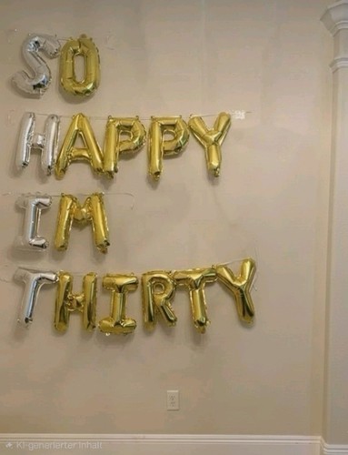 Geburtstag deko - 30.,
