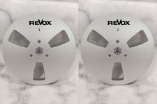 One Pair Revox silvery 7''