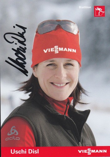 Autogrammkarte uschi disl - autogrammkarte,