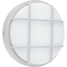 as-Schwabe LED Wandleuchte Rund 20W 1660lm Außenleuchte IP65 Kellerlampe Ø220mm