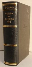Stephan: Geschichte der Preußischen Post 1859 Reprint Postgeschichte Preussen