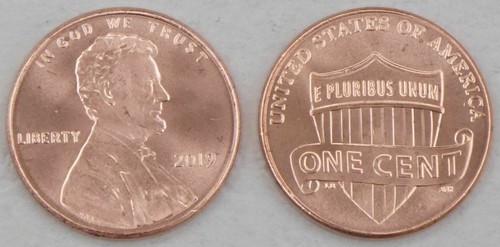 Usa cent lincoln 2019 - lincoln, p