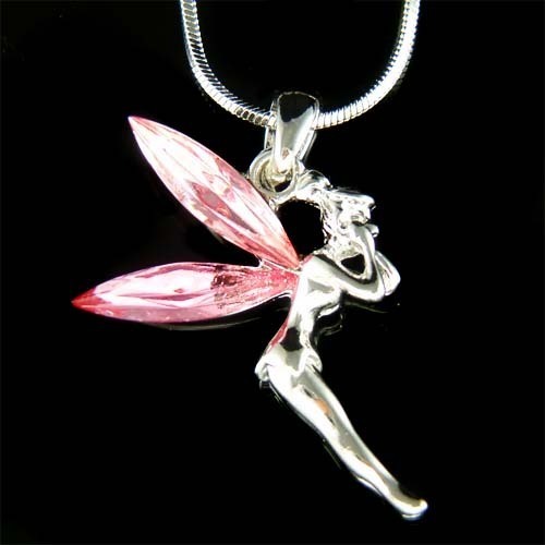 Rosa tinkerbell aus swarovski - tinkerbell,