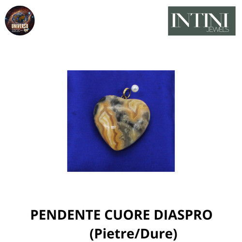 Jaspis herz anhänger - jaspis,