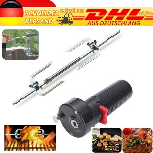 Grillspieß set mit motor - mit,