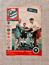 Gerhard Bahr Verlag Fußball Meisterschaft 1958 Original Heft
