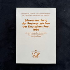Postwertzeichen DDR 1986 -