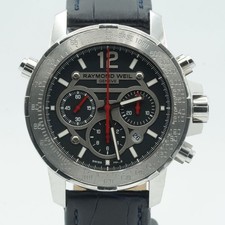 RAYMOND WEIL NABUCCO AUTOMATIK CHRONO HERREN UHR STAHL 7800 VINTAGE RW082 46MM