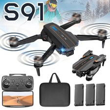 Mini Drohne Wifi FPV 1080P HD Dual Kamera Selfie RC Quadrocopter Drone mit 3Akku