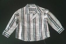 s.Oliver Hemd Jungs rot schwarz weiß kariert Gr 86
