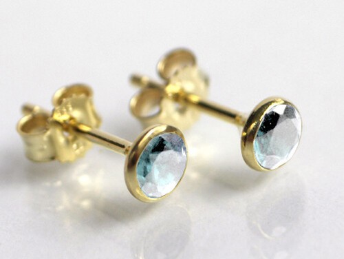 585 echt gold blautopas - 585,