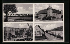 Giebelstadt, Schloß, Siedlung, Florian-Geyer Spiele, Ansichtskarte 