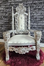 Löwenthron Silber Kinderthron