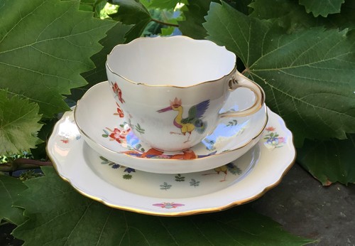 Meissen kaffeegedeck 3tlg - meissen,