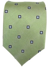 Designer Seidenkrawatte grün