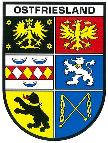 Aufkleber wappen ostfriesland - aufkleber,