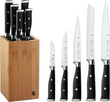 WMF Messerblock Grand Class 6-tlg. geschmiedet – Bambus Block – NEU & OVP