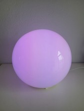 IKEA FADO Tischlampe weiß Glas rund Kugelleuchte 25 cm