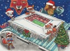 Stadion Karikatur exklusives