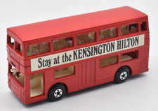 Matchbox Superfast #17 The Londoner London Bus Kensington Hilton. England Base