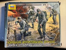 Zvezda 6110, 1:72, WWII Deutsche Sturmpioniere  Figuren, GMK, Plastikmodellbau,