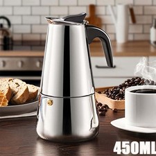 Espressokocher Edelstahl Mokka