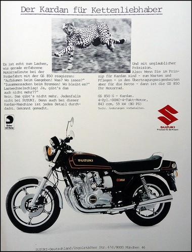Suzuki 850 originale - gs, g