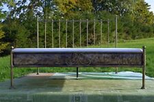 Antik doppel Metallbett Ludwig 160x200 mit Blende + Rollrost!