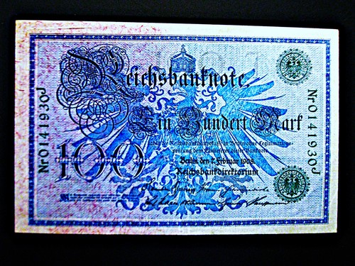 Reichsbanknote 100 mark - ,