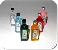 Miniatur Flasche Likör "Jägermeister", Gin "Bombay Sapphire", Neu