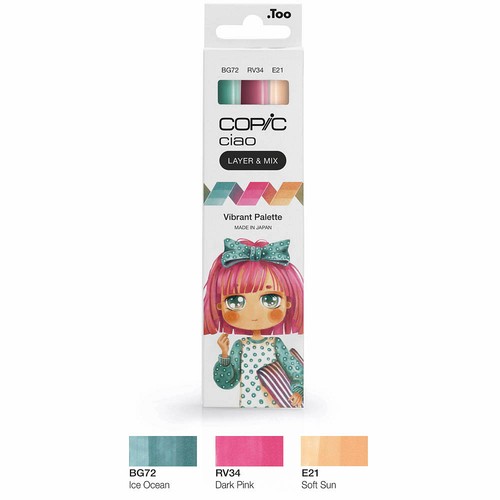 Copic ciao vibrant - ciao, palette