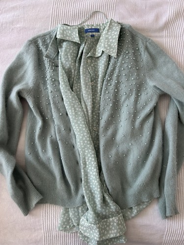 Set bluse strickjacke s - set, bluse/strickjacke