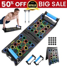 24-in-1 Liegestützebrett Push Up Board inkl. Widerstandsbänder Liegestütze Brett