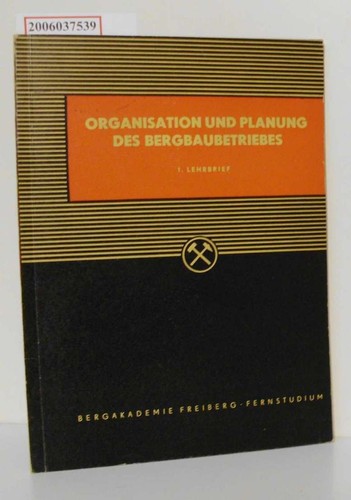 Organisation und planung des - planung,