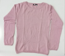 Damen Pullover, 100% Baby Alpaka, altrosa, Größe M