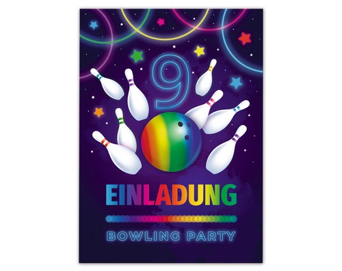 Einladungskarten neunte - 9.,