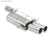 Edelstahl sportauspuff ø76mm - ,