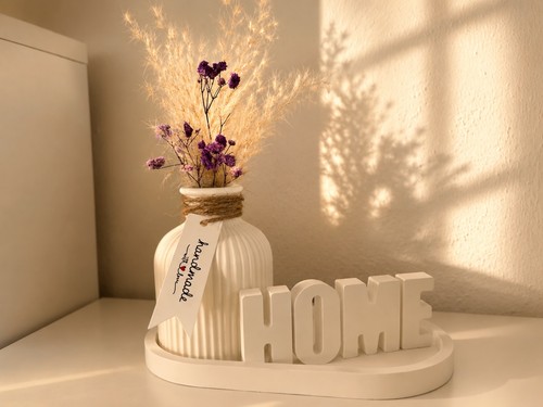 Deko set handarbeit vase mit - vase,