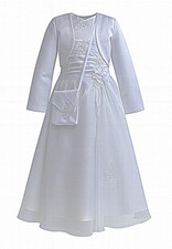 Kommunionkleid Kerzentuch Tasche Kommunionskleid 128 134 140 146 152 *23