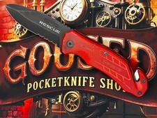 [1136] Würth Rescue Taschenmesser Rettungsmesser Rot