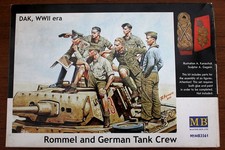 Master Box MB3561 - 1:35 Rommel & German Tank Crew, Dak, WWII Era - Neu