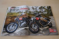 Motorrad 04/2016 Triumph Bonneville T100 mit 68PS besser als...?