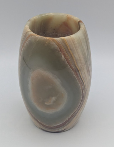 Onyx marmor vase stiftehalter - marmor,