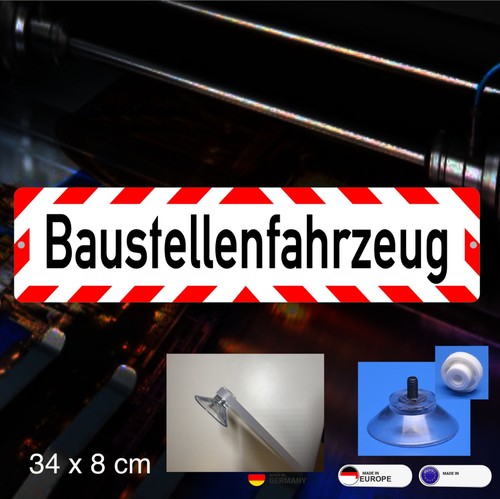 Baustellenfahrzeug schild - baustellenfahrzeug,