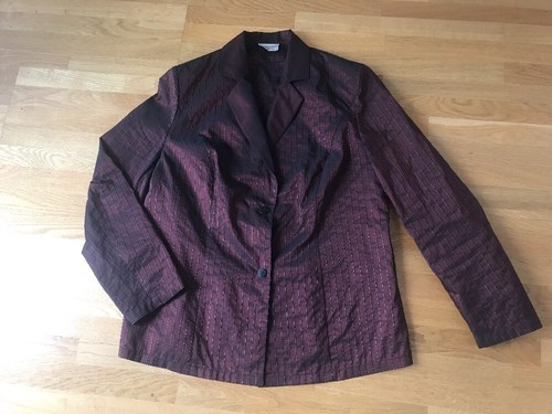 Schimmernder blazer bluse - schimmernder,