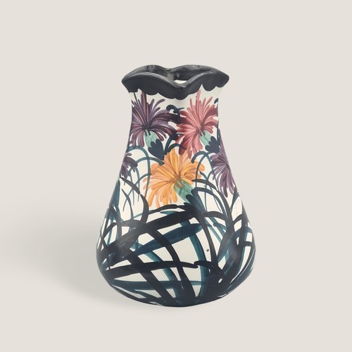 Schramberg smf majolika vase - smf,