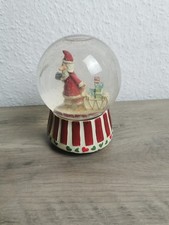 Schneekugel Weihnachtsmann mit Spieluhr