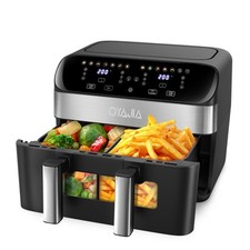 10l doppel heißluftfritteuse - 10l,