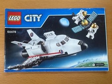 Lego City 60078 Space Shuttle Weltraum Bauanleitung top Zustand